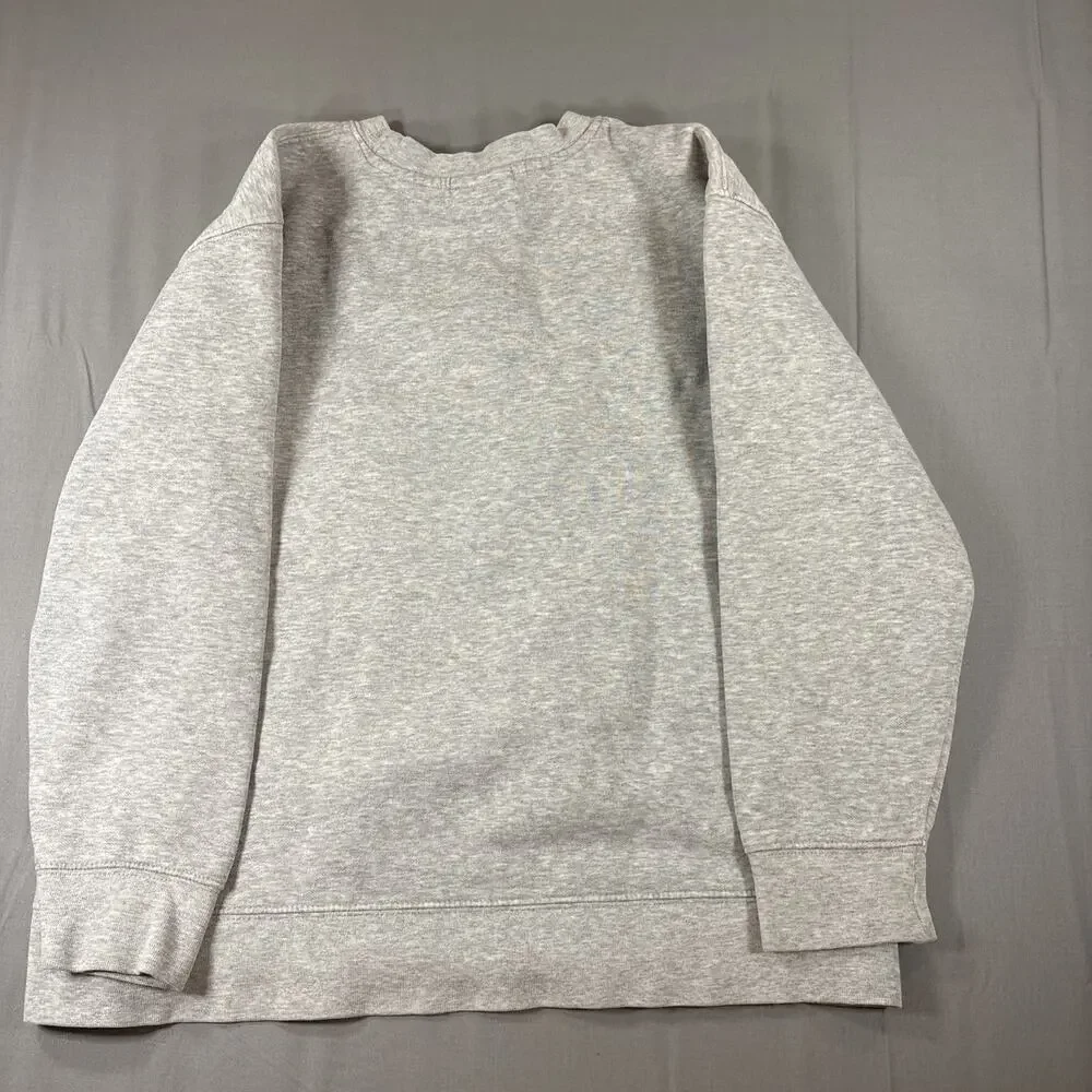 Disney Store Incredibles Kids L 10/12 Gray Crewneck Pullover Fleece Sweatshirt